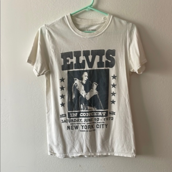 Other - Elvis Concert Graphic Tee - White and Black